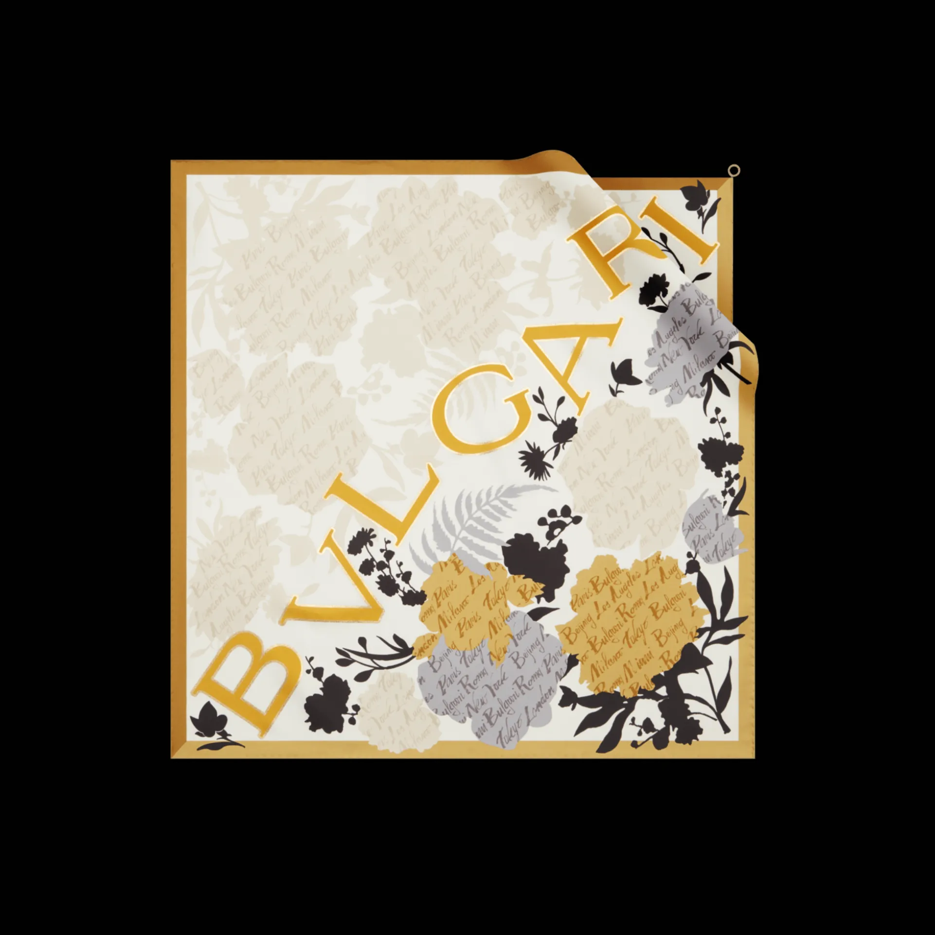 BVLGARI Logomania Scarf Outlet
