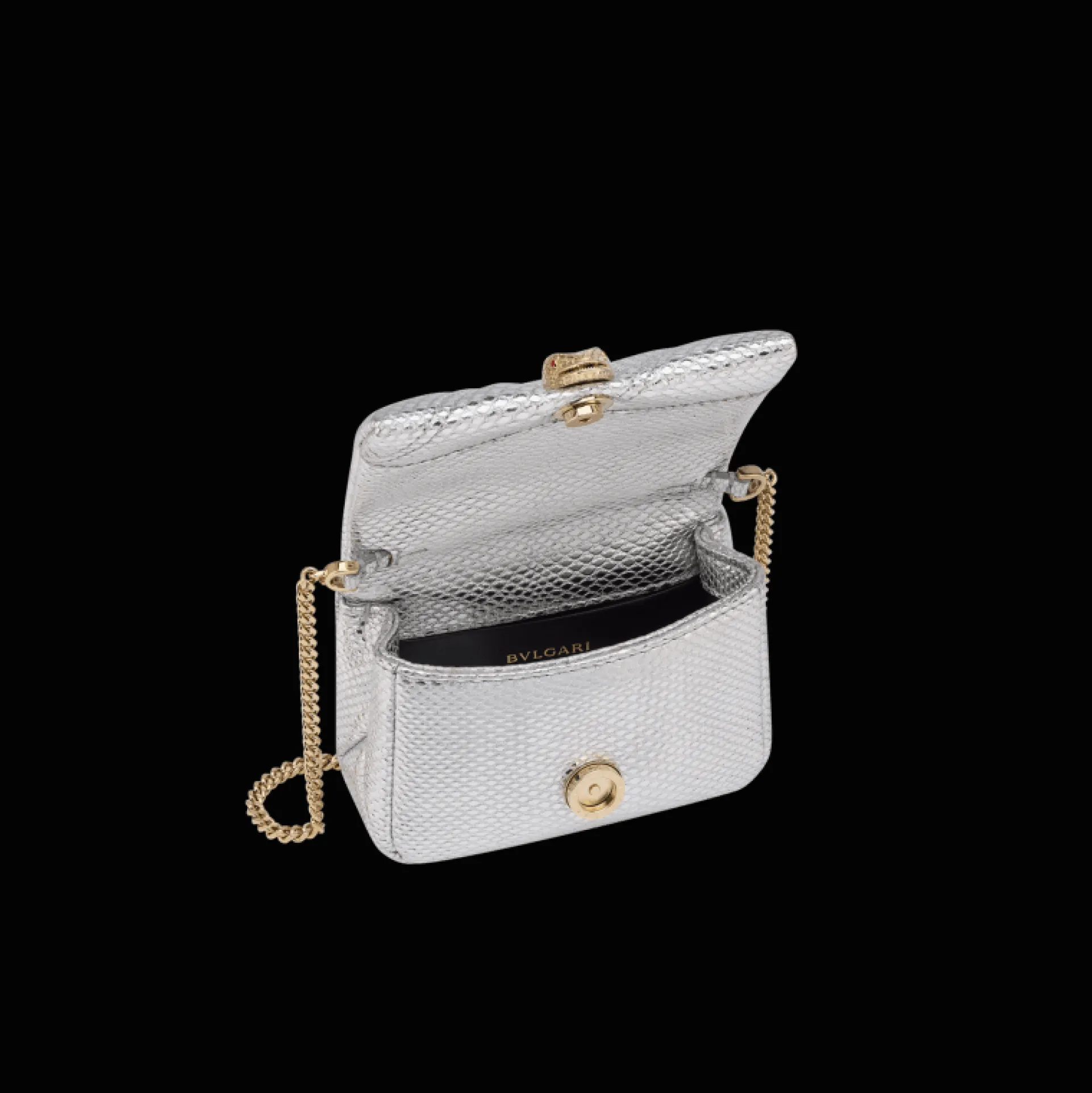 BVLGARI Serpenti Cabochon Micro Bag New