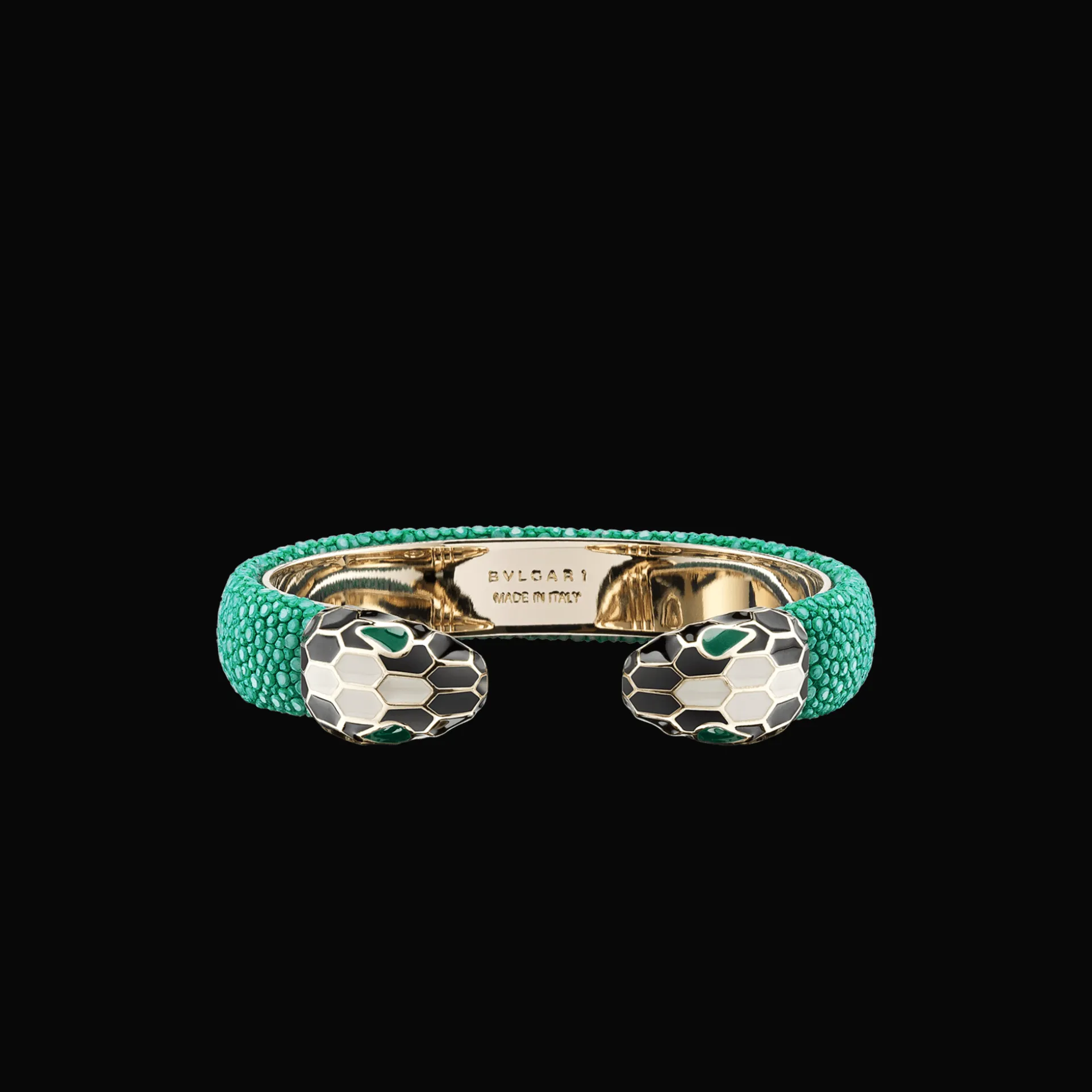 BVLGARI Serpenti Forever Leather Bracelet Store
