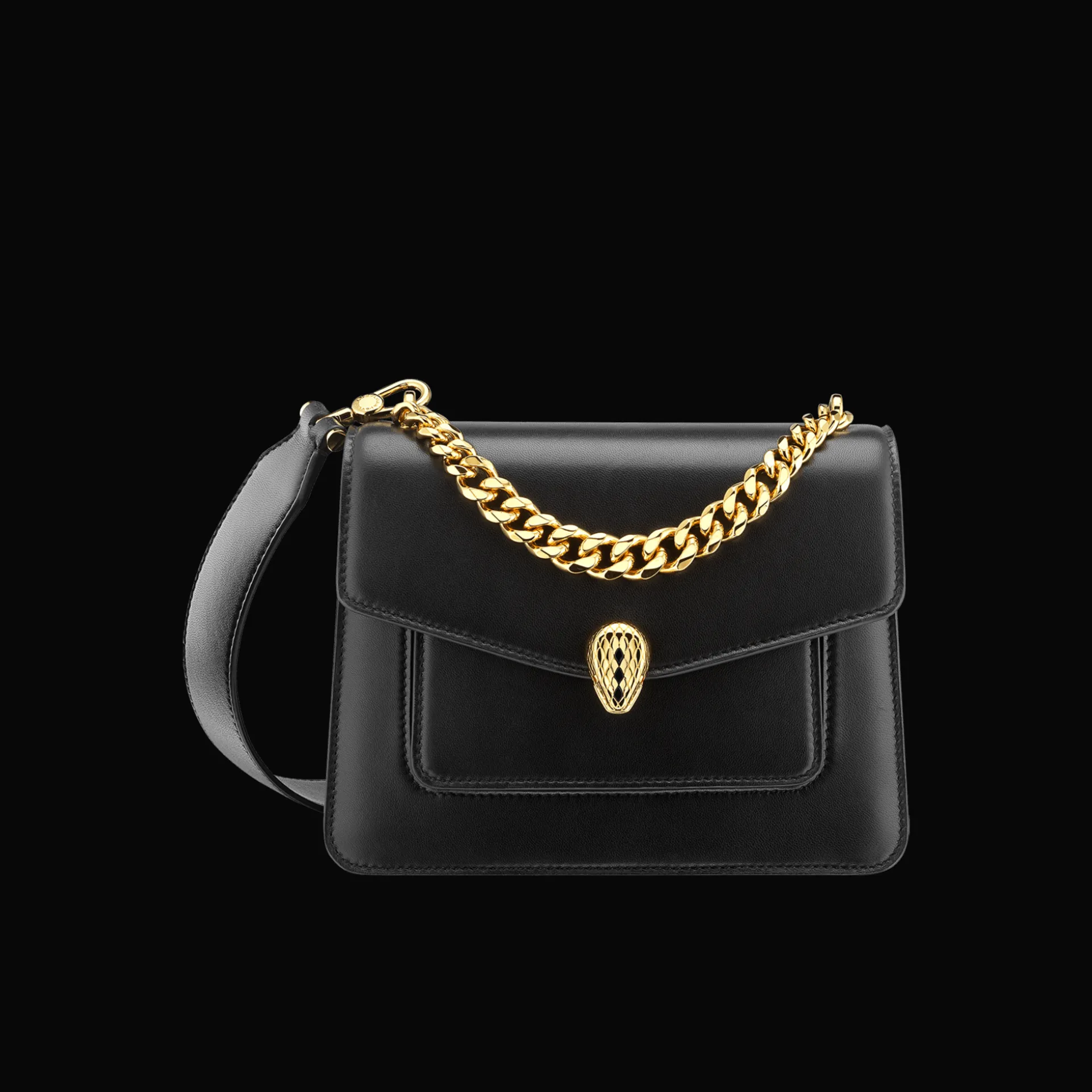 BVLGARI Serpenti Forever Maxi Chain Crossbody Bag Flash Sale