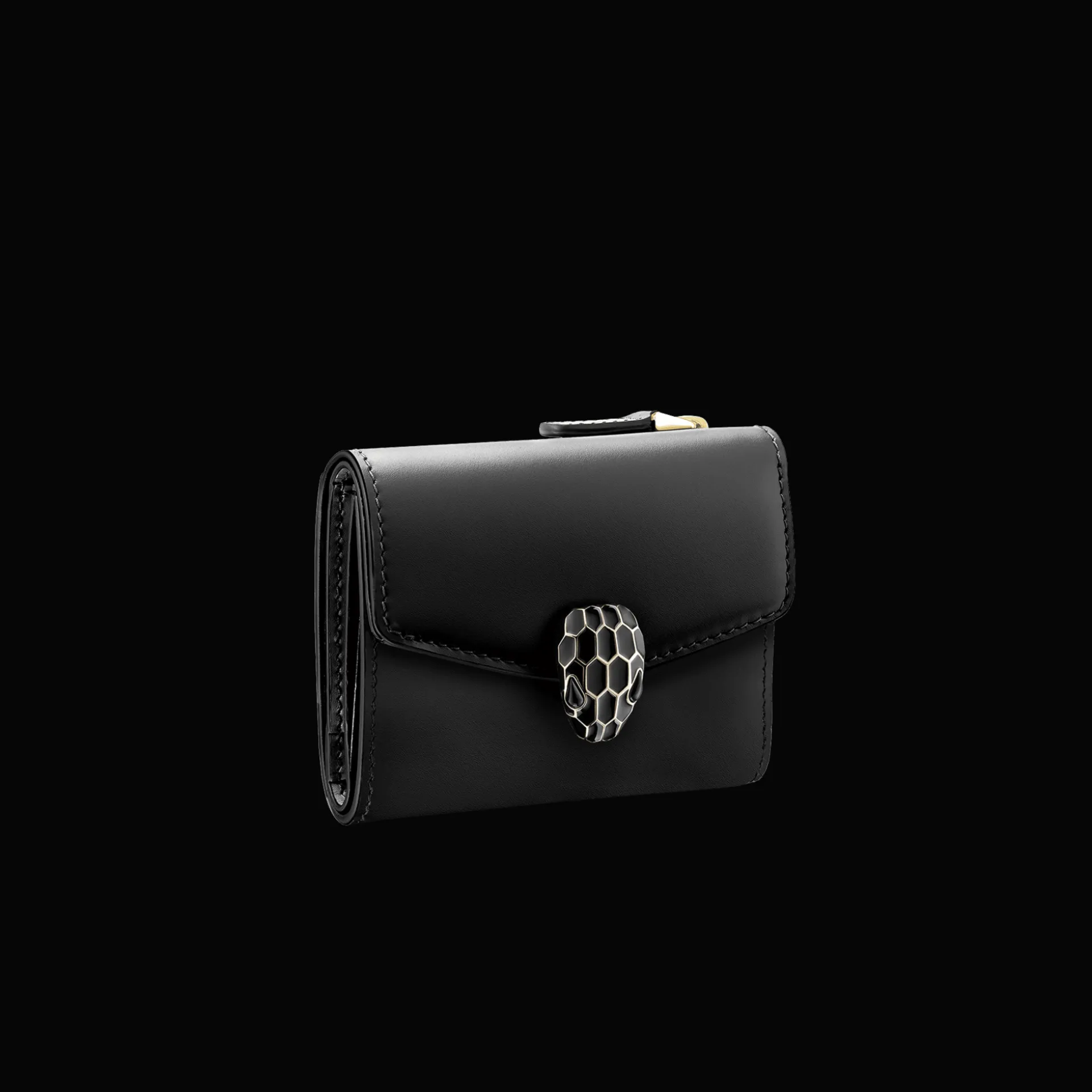 BVLGARI Serpenti Forever Trifold Wallet Cheap