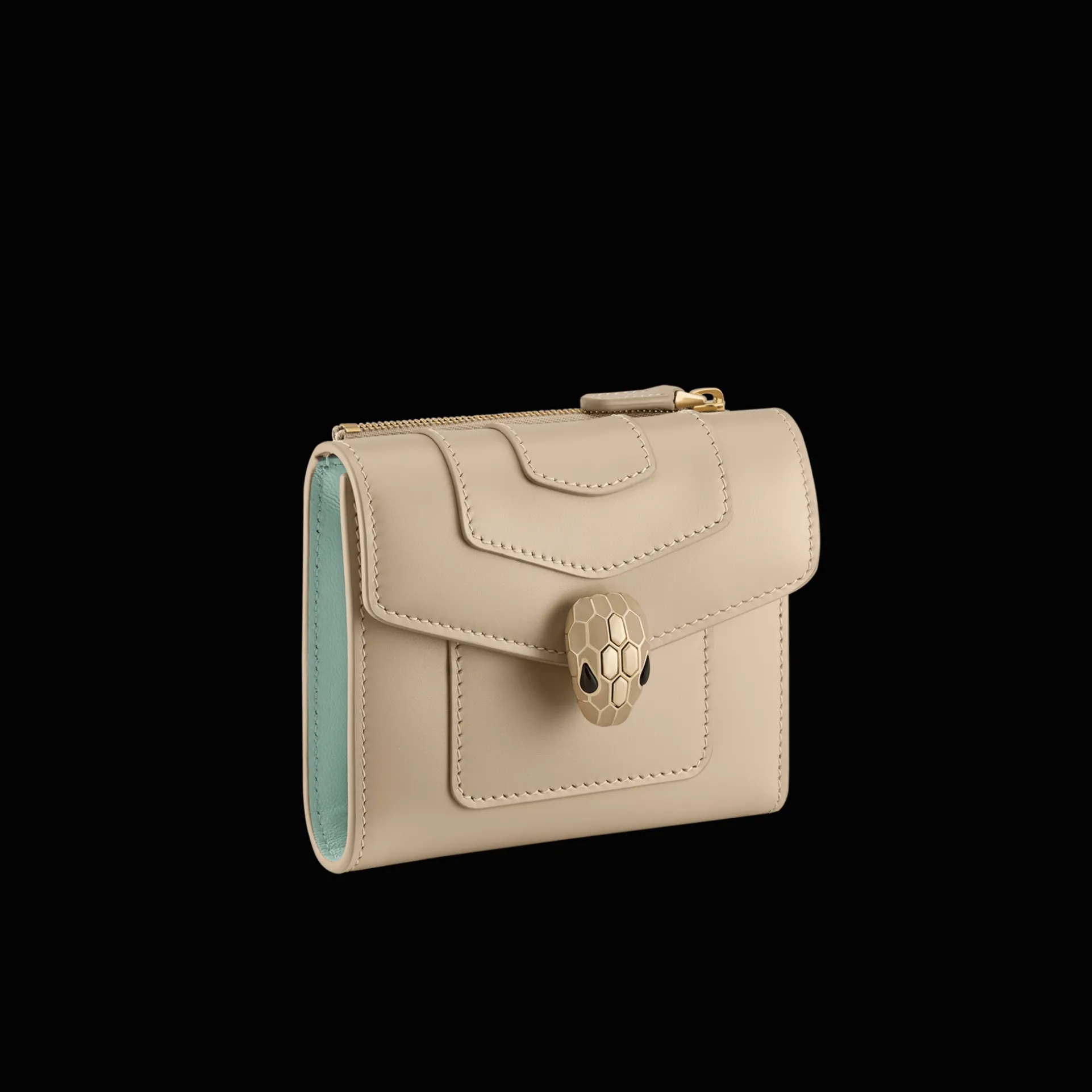 BVLGARI Serpenti Forever Trifold Wallet Discount