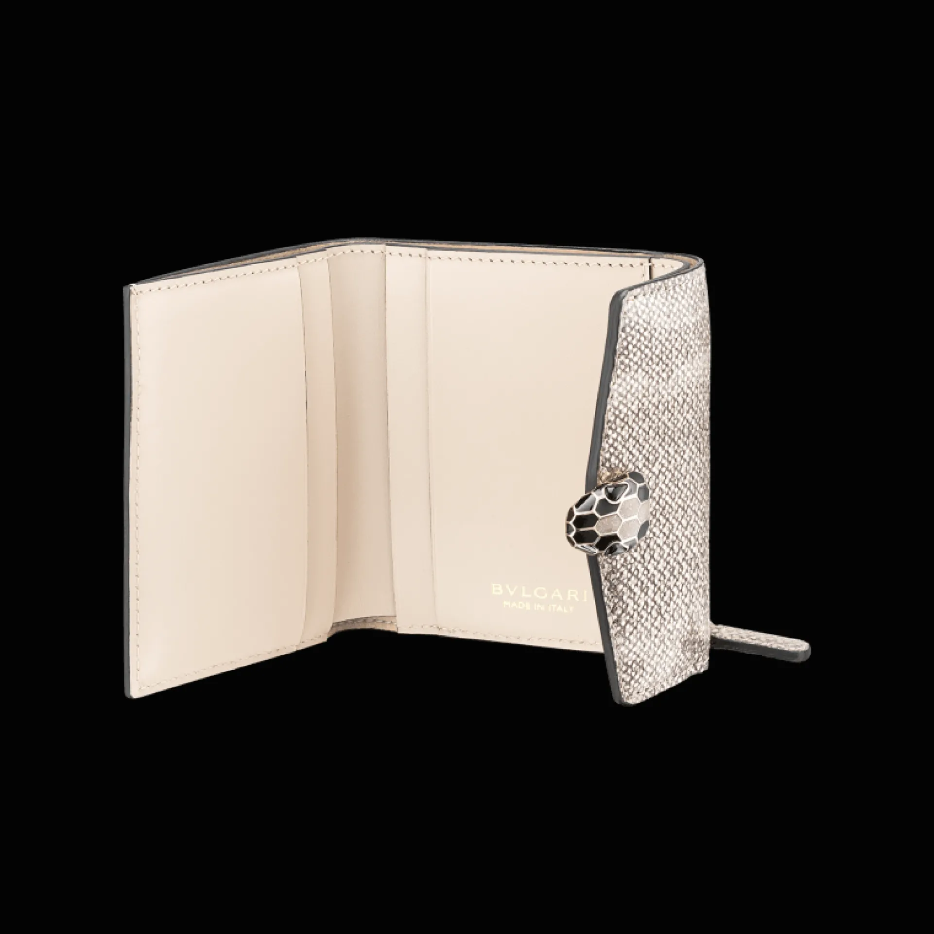 BVLGARI Serpenti Forever Trifold Wallet Outlet