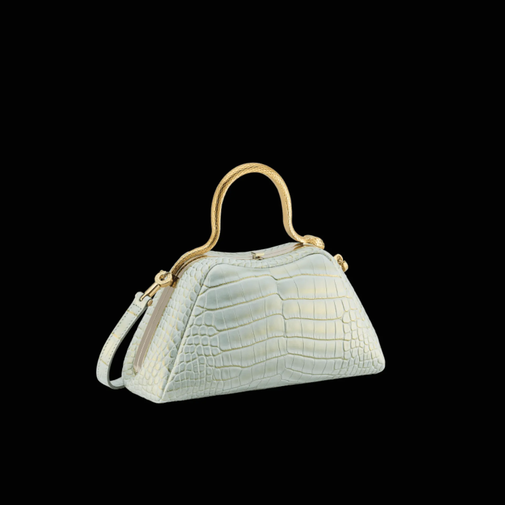 BVLGARI Serpentine Mini Top Handle Bag New